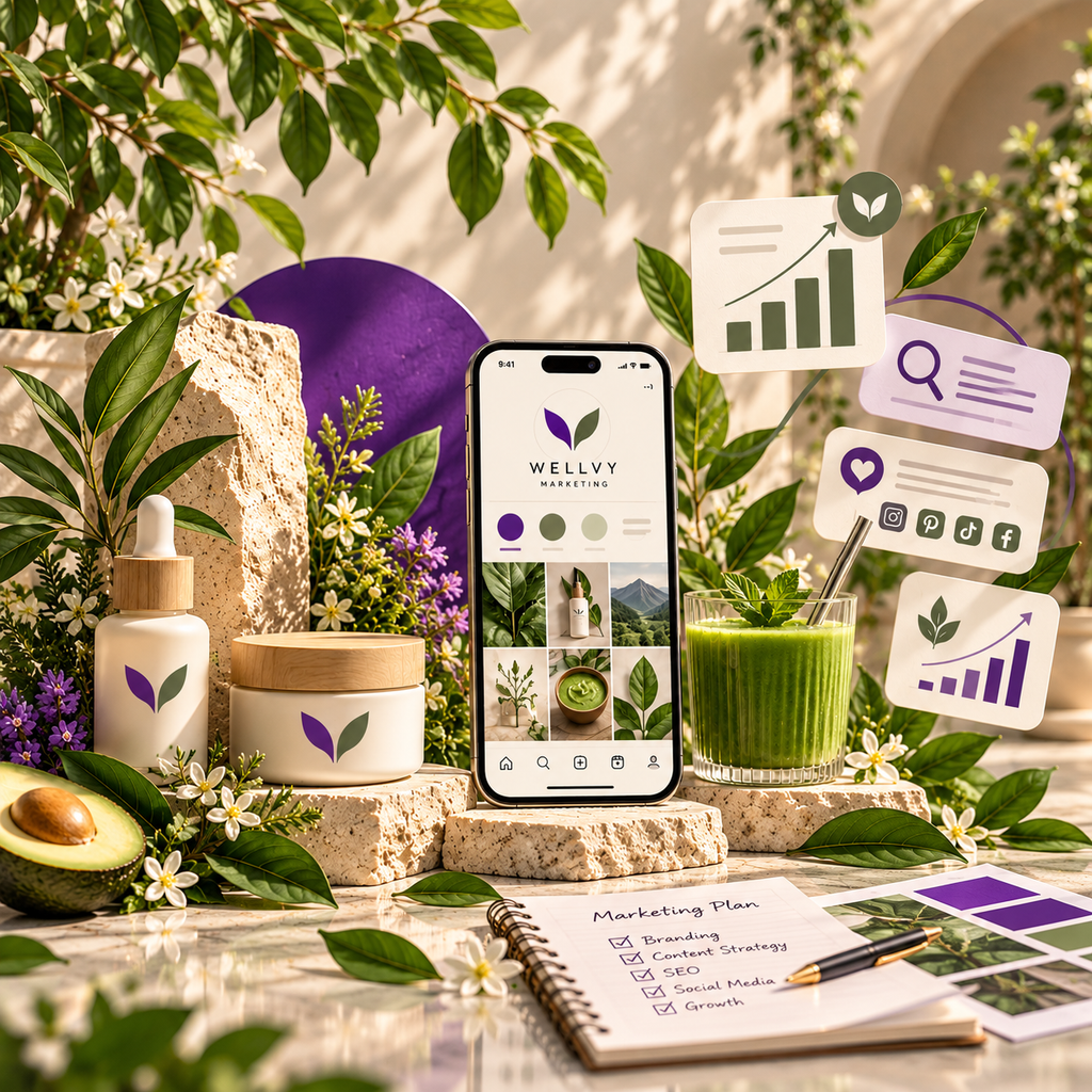wellvy marketing wellness still life